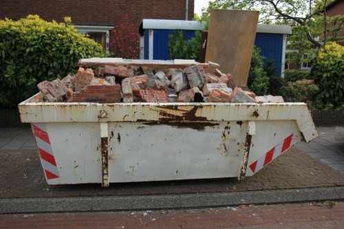 Professional team conducting office clearance in Regents Park