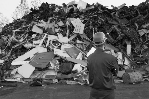 Secure document shredding service in office clearance