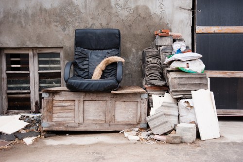 Waste clearance process in action