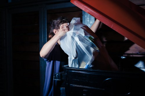 Recycling and donation during furniture clearance